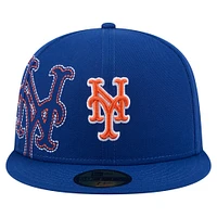 Casquette ajustée New Era Royal York Mets 59FIFTY pour homme