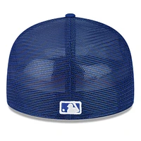 Casquette ajustée New Era York Mets 2023 On-Field Batting Practice 59FIFTY pour homme, blanc/bleu