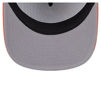 Men's New Era White/Orange New York Mets Retro Script Trucker 9FIFTY Snapback Hat