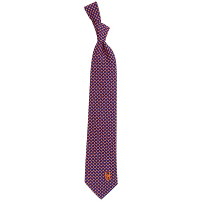 New York Mets Diamante Print Silk Tie