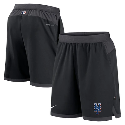 Short Nike New York Mets Authentic Collection Flex Vent Performance pour homme - Noir