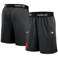 Men's Nike Black New York Mets Authentic Collection Performance Knit Shorts