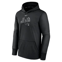 Sweat à capuche Nike New York Mets Authentic Collection Practice Performance pour homme, noir