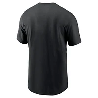 Men's Nike Black New York Mets Fashion Graphic Swoosh T-Shirt