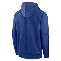 Men's Nike Blue New York Mets Authentic Collection Performance Pullover Hoodie