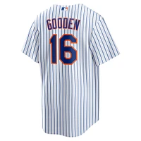 maillot Nike Dwight Gooden pour homme, réplique à domicile des Mets de New York, blanc, joueur