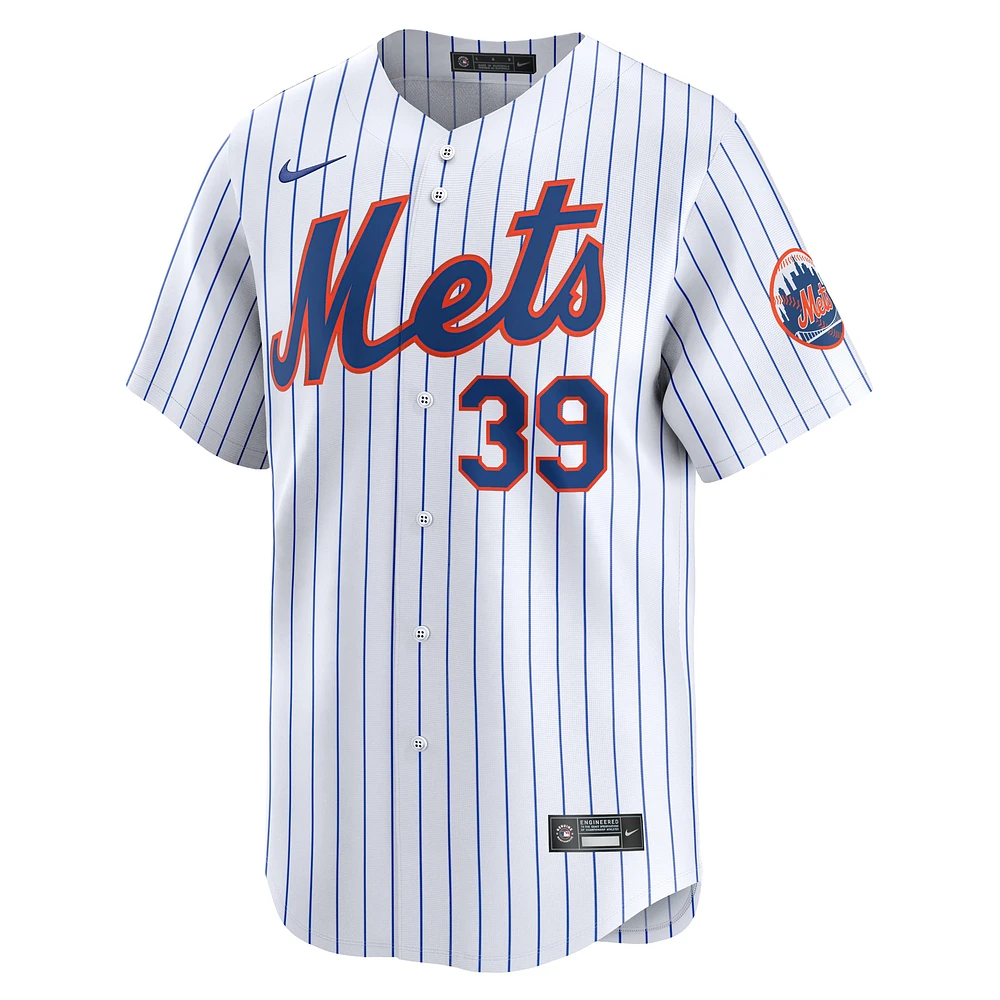 Men's Nike Edwin Diaz White New York Mets Home Limited Player Jersey