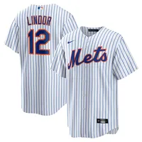 Nike Francisco Lindor Youth Jersey - NY Mets Kids Home Jersey