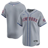 Men's Nike  Gray New York Mets Away Limited Jersey