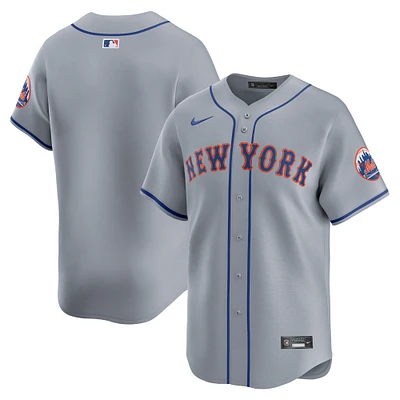 Maillot Nike pour homme, gris, New York Mets, extérieur, édition limitée