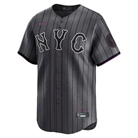 Men's Nike Gray New York Mets City Connect Limited Jersey