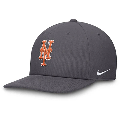 Men's Nike Gray New York Mets Pro Performance Snapback Hat