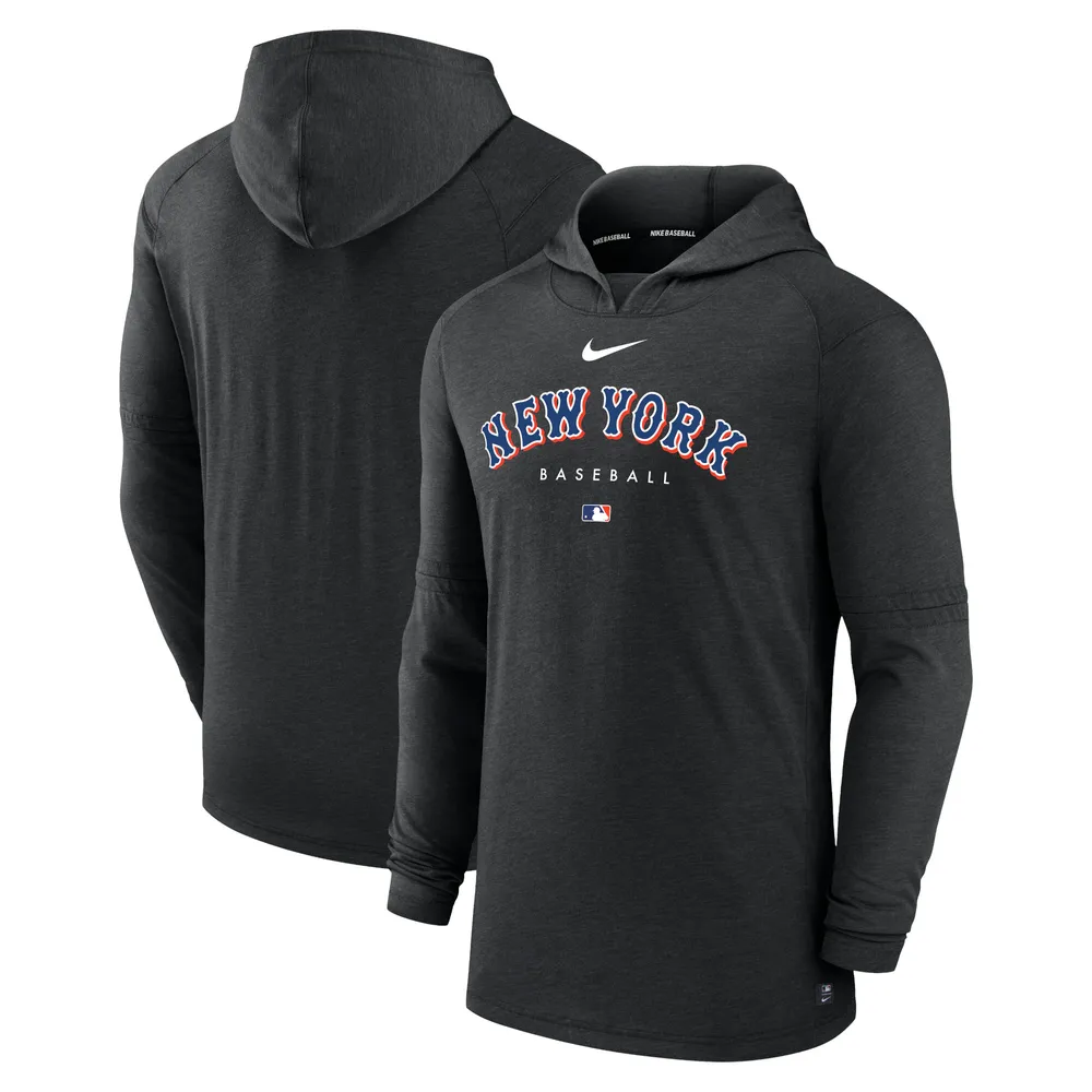 Lids New York Mets Nike Authentic Collection Early Work Tri-Blend  Performance Pullover Hoodie