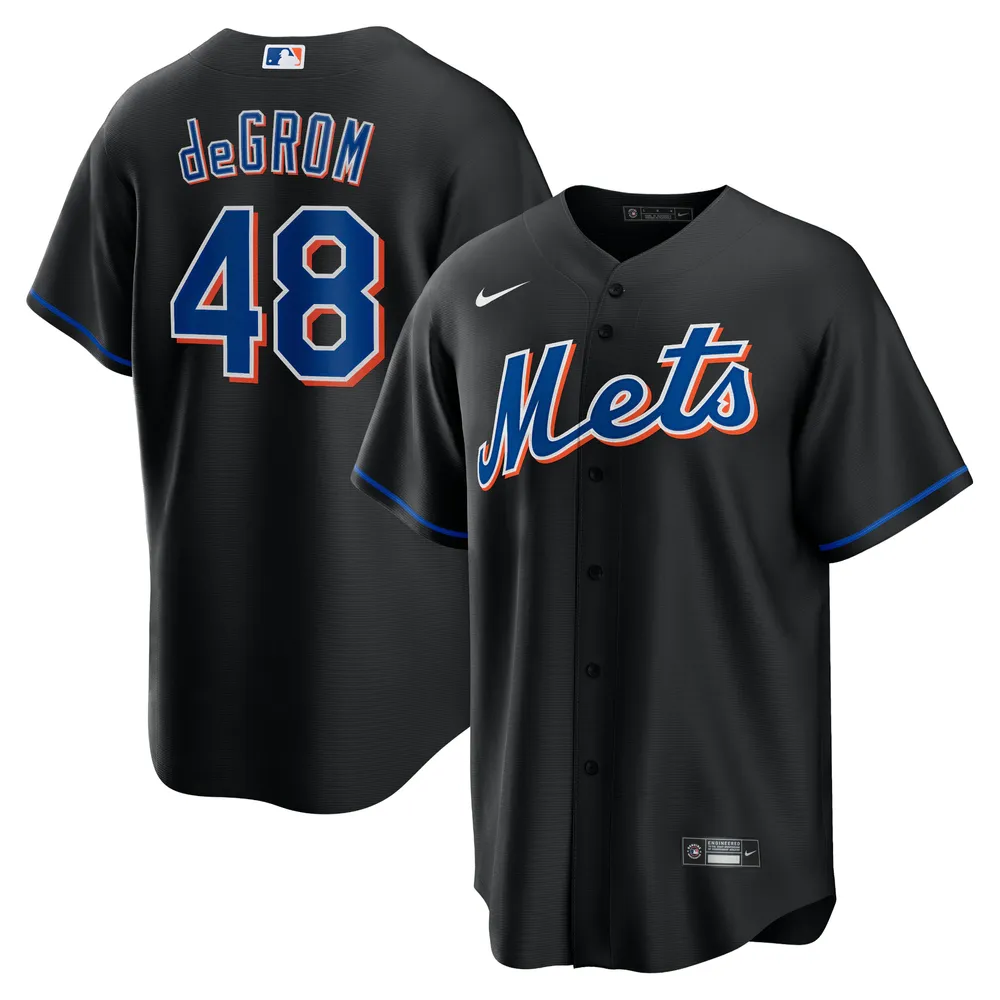 Nike MLB Official Replica Road Jersey New York Mets Grey