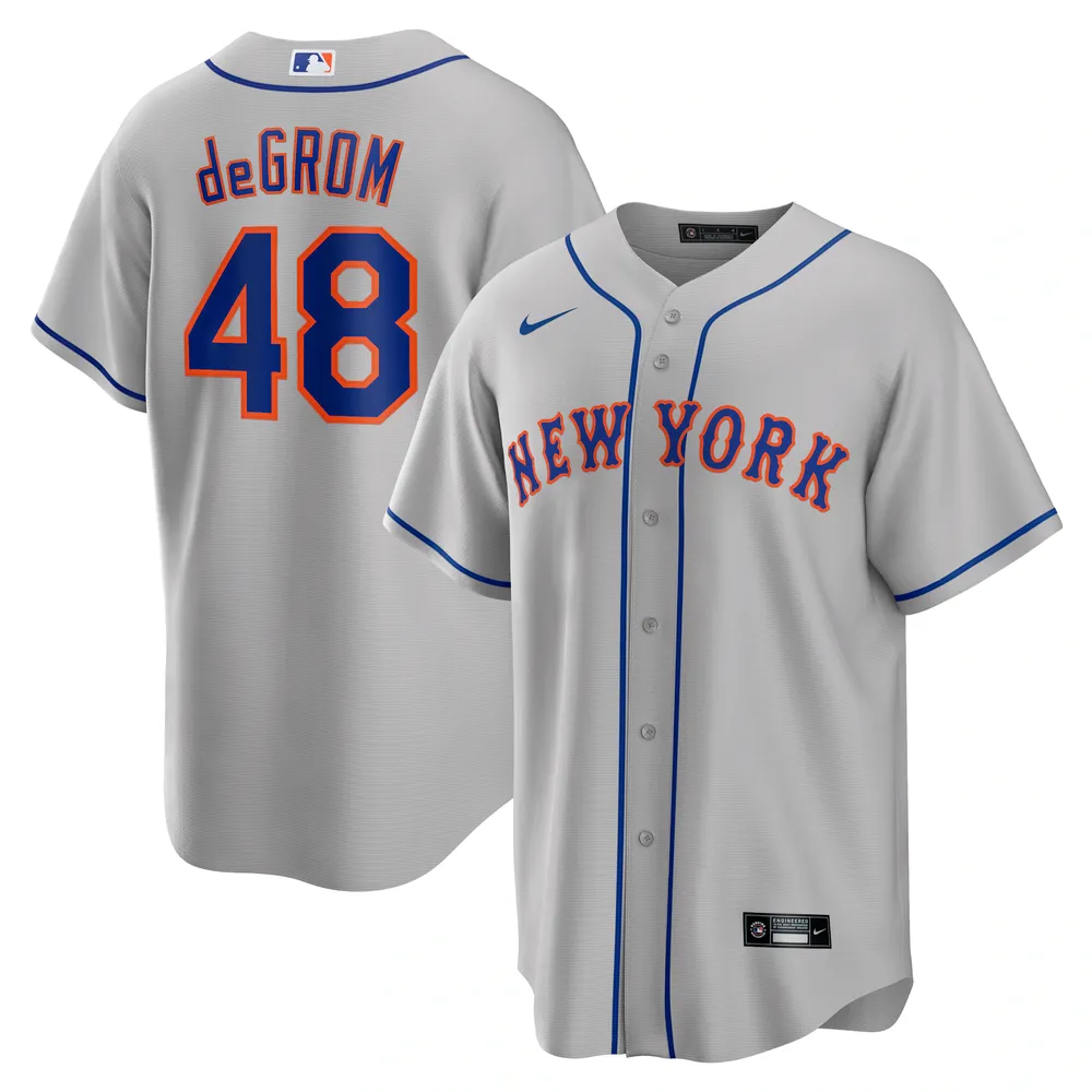 Lids Jacob deGrom New York Mets Nike Road Replica Player Name