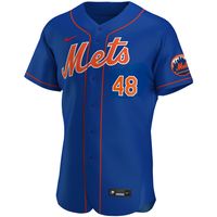 Men's Nike Jacob deGrom Royal New York Mets Alternate Authentic Player - Jersey