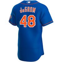 Men's Nike Jacob deGrom Royal New York Mets Alternate Authentic Player - Jersey