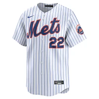 Men's Nike Juan Soto White New York Mets Home Limited Player Jersey