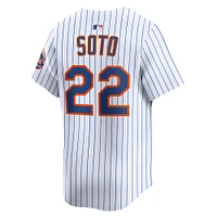 Men's Nike Juan Soto White New York Mets Home Limited Player Jersey