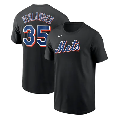 Men's Nike Mike Piazza New York Mets Cooperstown Collection Name & Number  Black T-Shirt