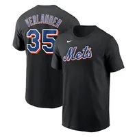 Men's New York Mets Justin Verlander Nike Black Name & Number T-Shirt