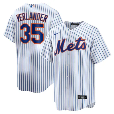 Justin Verlander Jersey - NY Mets Replica Adult Home Jersey