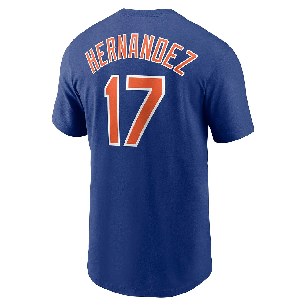 Men's Nike Keith Hernandez Royal New York Mets Cooperstown Collection Fuse Name & Number T-Shirt