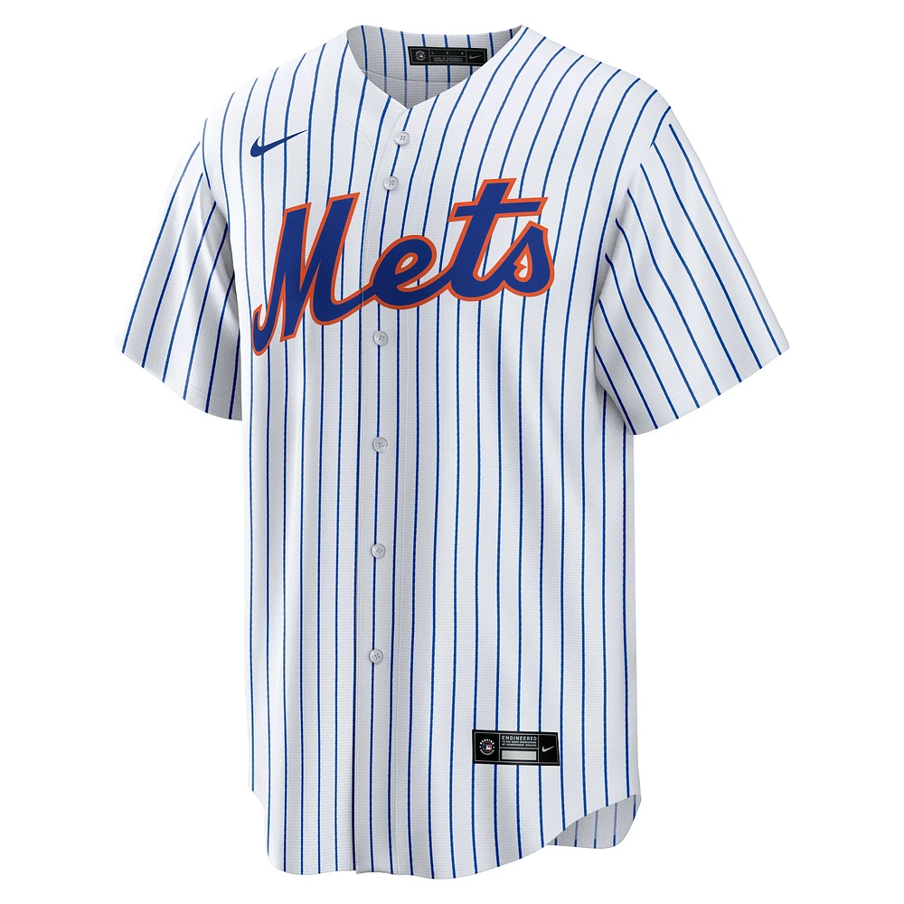 Maillot Nike Kodai Senga blanc pour homme, réplique domicile des New York Mets