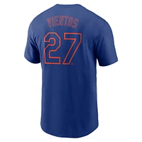 T-shirt Nike Mark Vientos Royal New York Mets Fuse avec nom et numéro pour homme