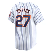 Maillot de joueur Nike Mark Vientos pour hommes, blanc, New York Mets, domicile limité