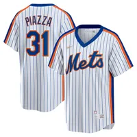 maillot Nike Mike Piazza pour homme, blanc, New York Mets, domicile, collection Cooperstown, de joueur