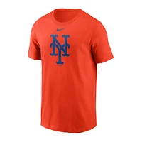 T-shirt Nike orange à grand logo New York Mets pour homme