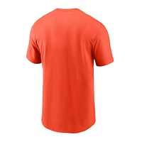 T-shirt Nike orange à grand logo New York Mets pour homme