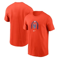 T-shirt orange Nike pour homme des New York Mets de la ville natale