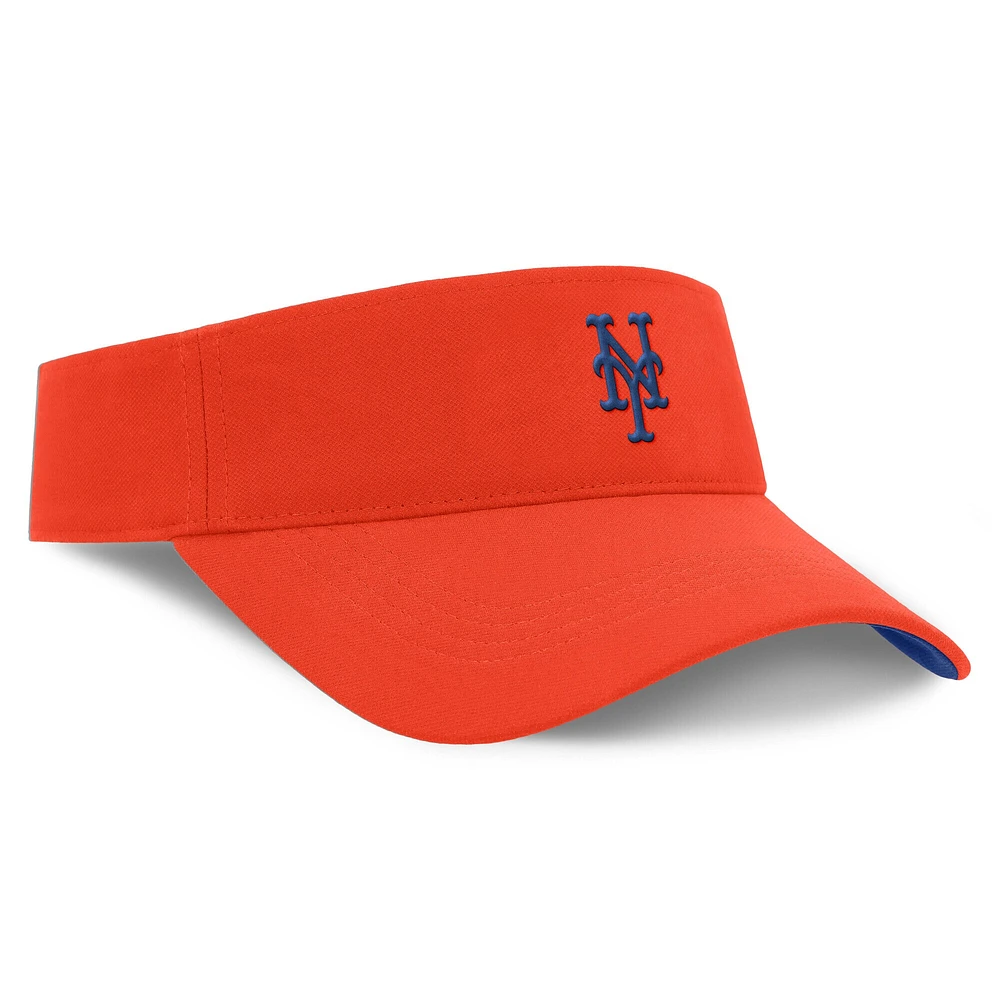 Visière ajustable Nike Orange New York Mets Primetime Bozz Ace Performance pour homme