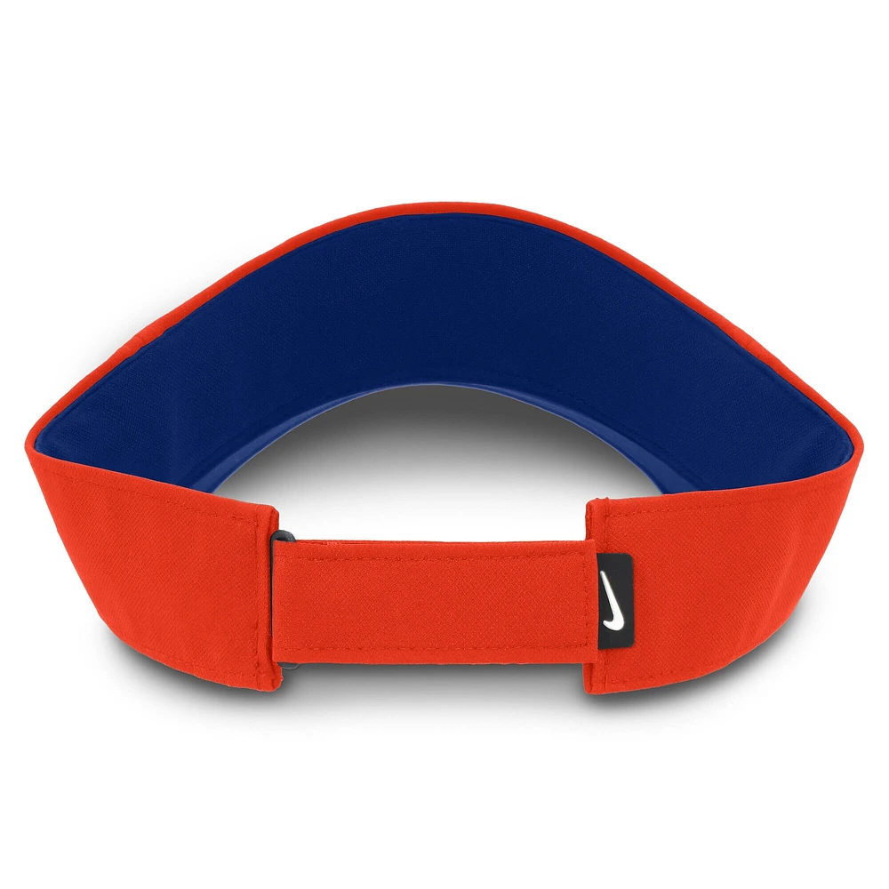 Visière ajustable Nike Orange New York Mets Primetime Bozz Ace Performance pour homme