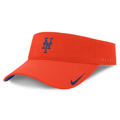Visière ajustable Nike Orange New York Mets Primetime Bozz Ace Performance pour homme