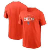 T-shirt Nike Orange New York Mets Team Engineered Performance pour homme