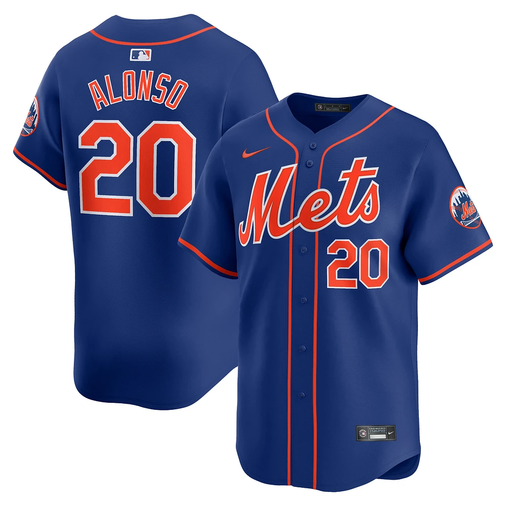 Men's Nike Pete Alonso Royal New York Mets Alternate Limited Player Jersey