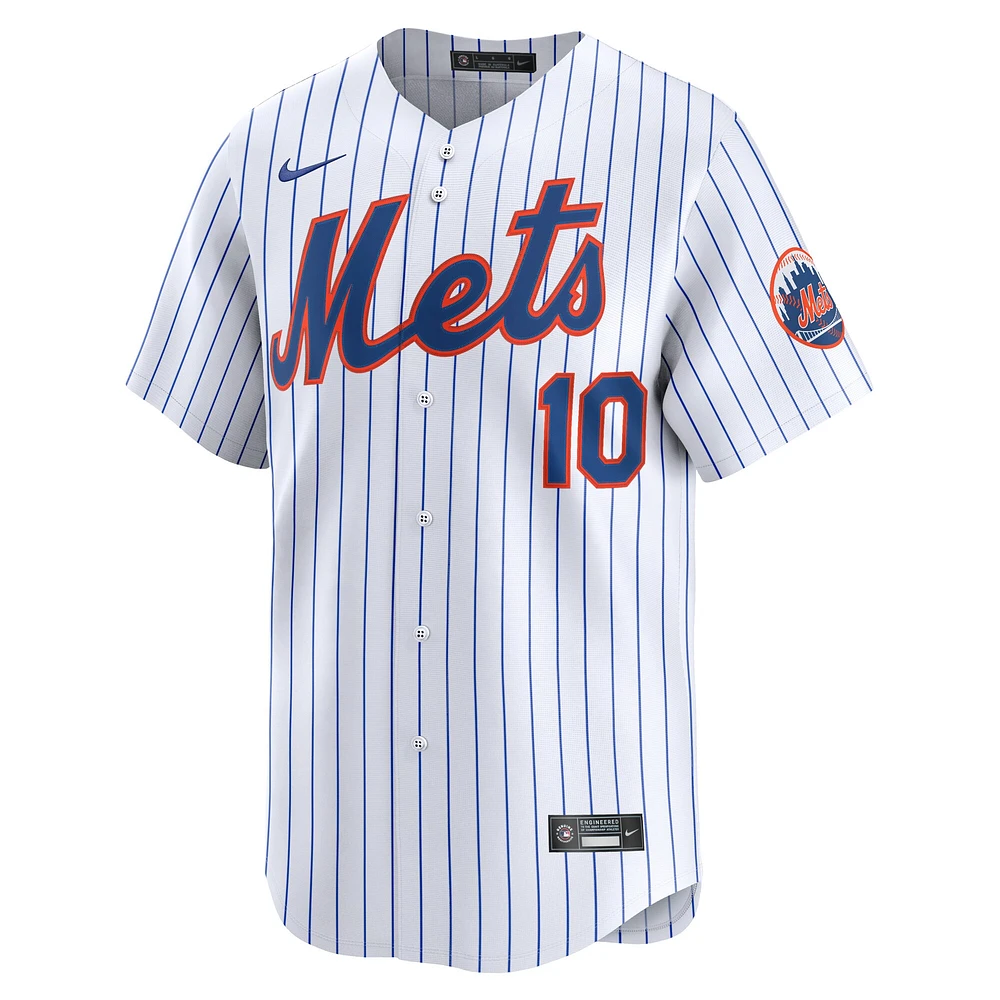 Maillot de joueur alternatif Nike Ronny Mauricio blanc New York Mets pour homme