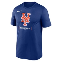 T-shirt Nike Royal New York Mets 2024 MLB Postseason Authentic Collection Legend pour homme