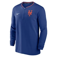 Men's Nike Royal New York Mets Authentic Collection Performance Half-Zip Top