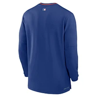 Men's Nike Royal New York Mets Authentic Collection Performance Half-Zip Top