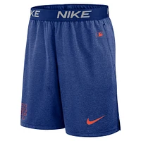 Short en tricot Nike Royal New York Mets Authentic Collection Performance pour homme