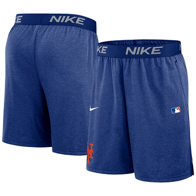 Short en tricot Nike Royal New York Mets Authentic Collection Performance pour homme
