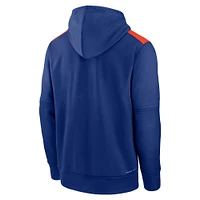 Men's Nike Royal New York Mets Authentic Collection Performance Pullover Hoodie