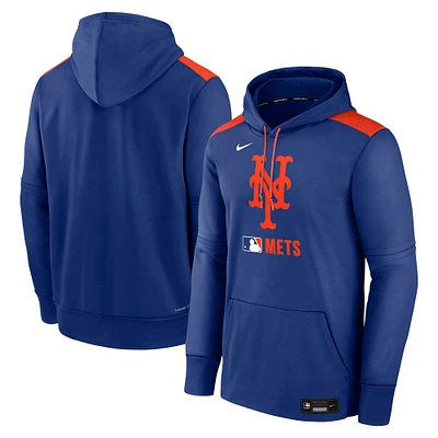 Men's Nike Royal New York Mets Authentic Collection Performance Pullover Hoodie