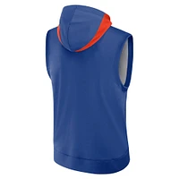 Sweat à capuche sans manches Nike Royal New York Mets Authentic Collection Performance pour homme