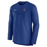 Haut à glissière quart de tour Nike Royal New York Mets Authentic Collection UV pour homme