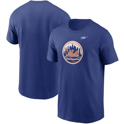New York Mets Nike Cooperstown Collection Logo T-Shirt - Royal
